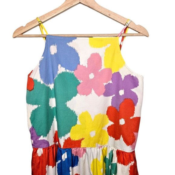 STELLA McCARTNEY KIDS Dress Girls 14+ Colorful Flowers Sleeveless Midi Length - Picture 2 of 10